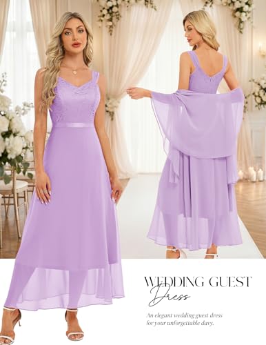 Image of BeryLove Summer Formal Wedding Guest Prom Dresses Sequin Cocktail Evening Lace Elegant Mother of The Bride Dress