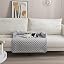 Dfcdcoo Federa per divano in peluche spesso, antiscivolo, per l'inverno, in peluche a forma di coniglio, resistente all'usura e antiscivolo (grigio chiaro, 90 x 210 cm