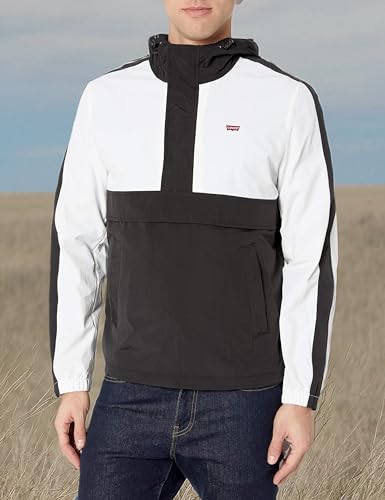 Levi's Men's Lightweight Taslan Hooded Popover Windbreaker Jacket3