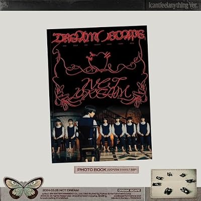 Applemusic POB Exclusive NCT DREAM DREAM SCAPE icantfeelanything Ver. Photo Book R + 2 Pin Badges + 4 Extra Photocards