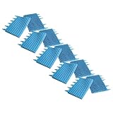 vhbw 10x Spazzola Compatibile con Zodiac Voyager, Sweepy Free, Indigo Robot aspiratore per Piscina - in Gomma, 30,5 x 24,4 x 5,8 cm