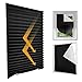 Blackout Blinds for Windows Cordless Blinds Temporary Shades Blinds No Drill Mini Blinds Black Out Blinds for Window of Bedroom,Bathroom,Kitchen Office (Black-high Shading, 23.6 * 59