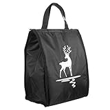 SILENRADAWN Isolierte Lunchbag aus Oxford Stoff mit Aluminiumfolie Tragbare Bento Aufbewahrungstasche für Arbeit und Picknick mit Praktischem Griff und Einfachem Design