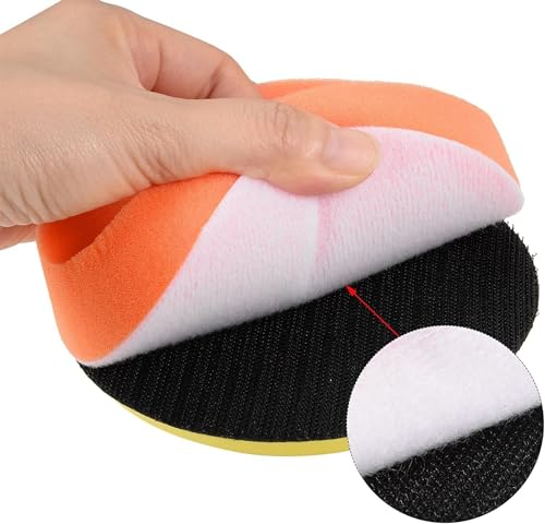 Image of Inditrust PLAIN Foam PAD (Sponge) Car Clean Polishing Buffing Waxing Pad 7inch for Fitting to 7inch Backing pad (5 PCS)