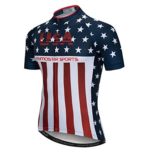 Fahrradtrikot Herren Fahrradtrikot MTB Fahrrad Sommer Kurzarm Radfahren Shirt Tops