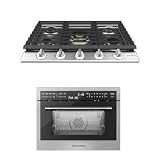ThermoMate 1.6 Cu. Ft. Wall Oven Microwave Combos + 30 Inch ...