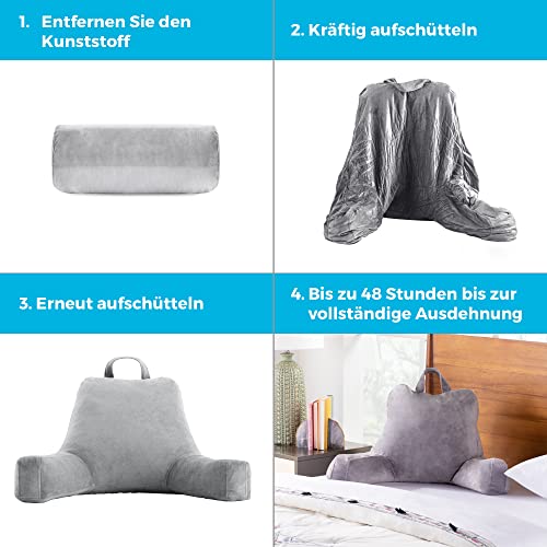 Rückenkissen Linenspa aus Memory Foam für Rückenstützung