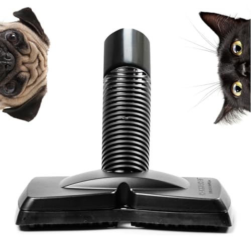 FurEater Brosse Aspirateur Poils Animaux | Embout Universel 32–38 mm pour Tapis, Canapé, Voiture | Accessoire Aspirateur Chien & Chat | Tête Remplaçable & Nettoyage Facile Sans Statique