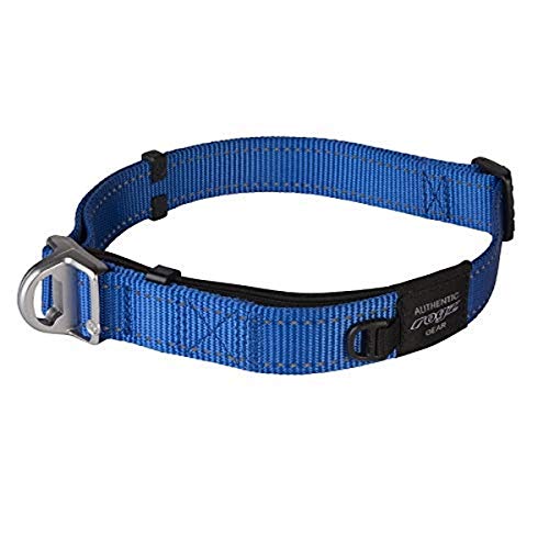 Rogz Snake Safety Collar Blue Med