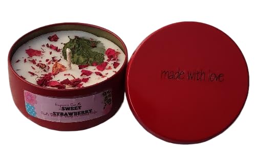God's Bath & Body Anointed Gifts - Sweet Strawberry - 8oz metallic tin can with lid