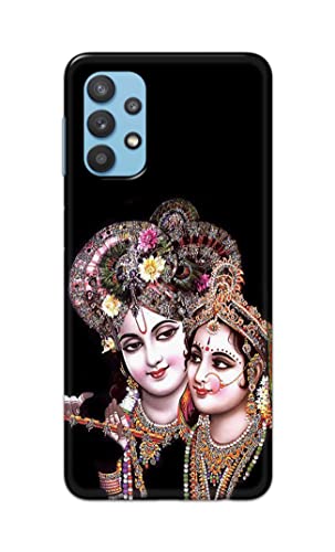 Image of PRINTFIDAA� Printed Hard Back Cover Case for Samsung Galaxy A32 4G Back Cover (Radha Krishna) -2808
