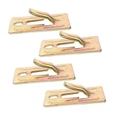 VANZACK 4 piezas Kit de Montaje para Calentador de Agua de Pared Hueca Soporte Resistente para Colgar Termo Eléctrico Placa de Fijación Versátil con Tornillos y Tacos Incluidos Adecuado