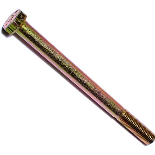 Image of Hard-to-Find Fastener 014973251994 Grade 8 Fine Hex Cap Screws, 5 /16-24 x 4, Piece-5 , yellow
