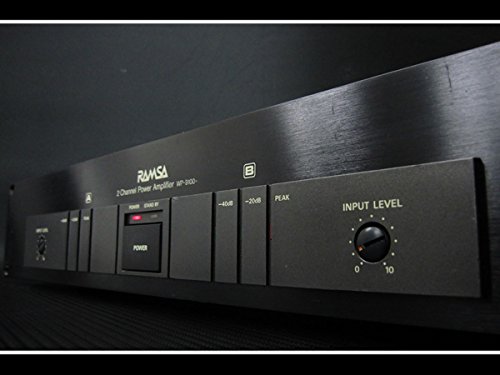 Amazon.co.jp: RAMSA Panasonic WP-9100 業務用 2ch パワーアンプ PA用 