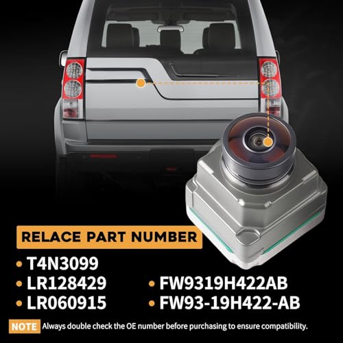 Image of No. FW93-19H422-AB Rear View Backup Reverse Parking Camera /Rear View Camera | Compatible with Land Rover 2014-2019 Range Rover,Sport Range Rover(Full Size),Range Rover Evoquem,Range Rover Evoque