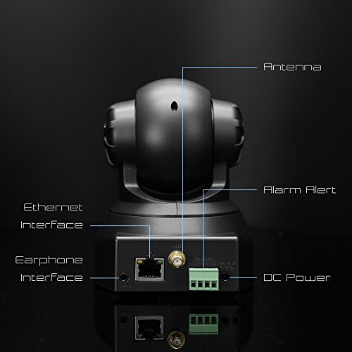 Indoor Wireless Security Ip Camera - Home Wifi Remote Video Monitor W/Motion Detection And Night Vision - Ptz Pan Tilt Network Surveillance, Voice Mic Audio For Mobile, Windows & Mac - Pyle Pipcam5 #TOP4