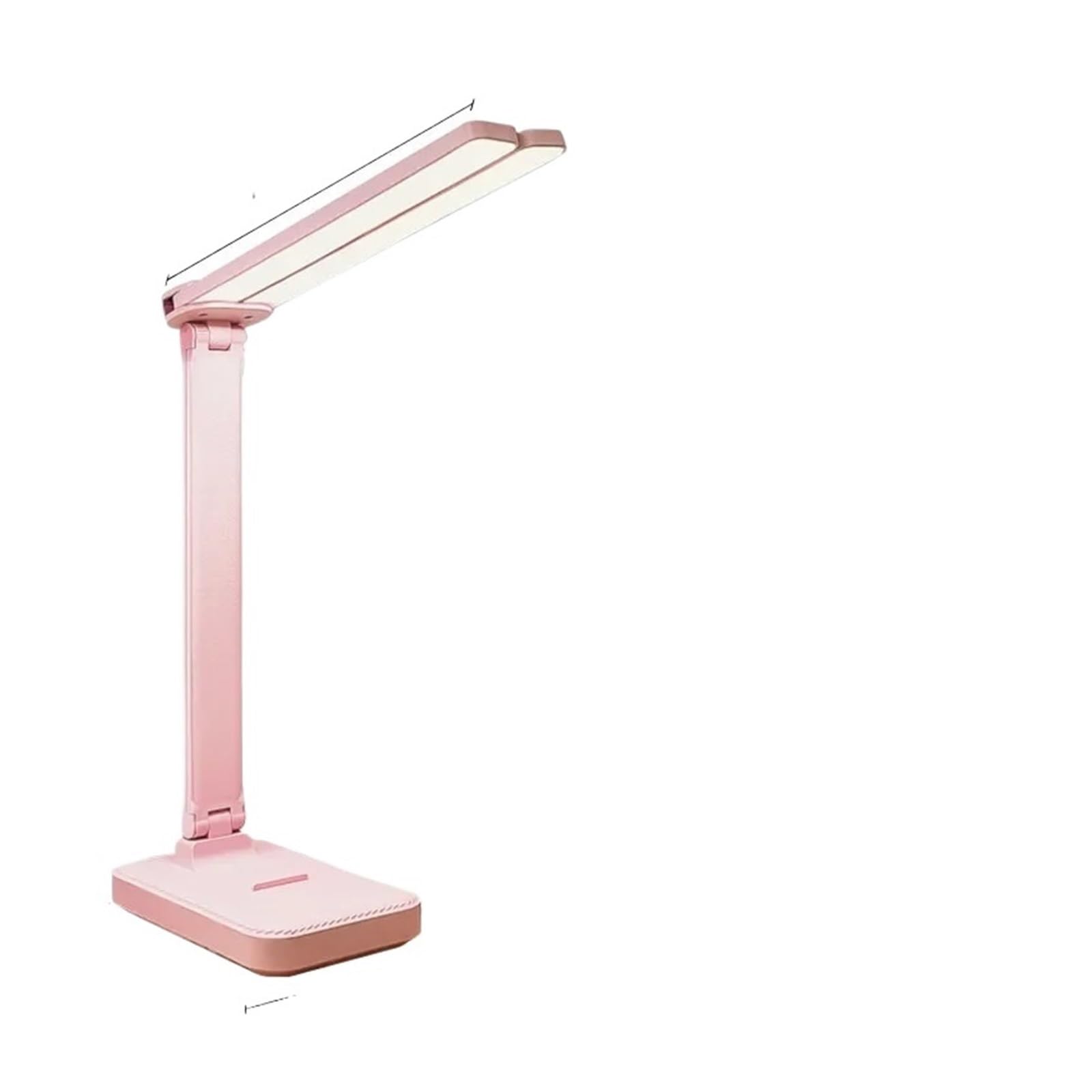 CKAFZMYJQBT LED Desk Lamp 3 Levels Dimmable Touch Night Light USB Rechargeable Eye Protection Foldable Table Lamp Bedroom Bedside Desk Lamps