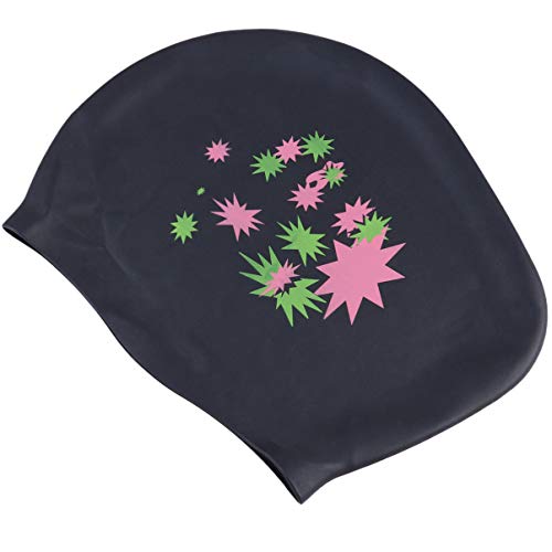 Boné de natação PRETYZOOM longo de silicone para natação, piscina, água, touca de banho e proteção d