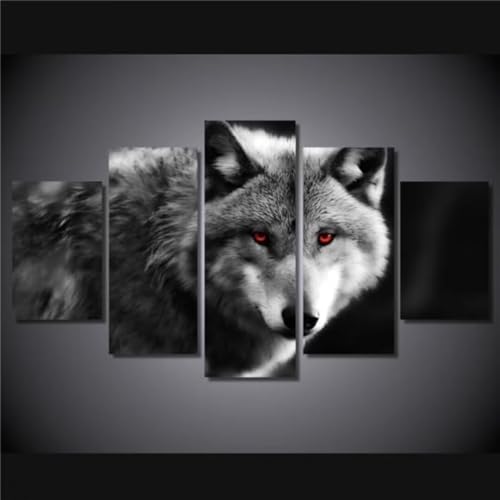 Peinture Diamant Loup Cadeau Maman Idéal pour Activité Manuelle et Détente
