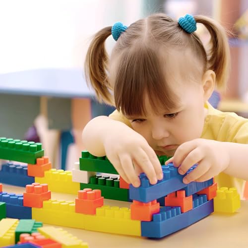 Image of DIY Building Blocks Set for Kids, 150 Pieces Construction Blocks with 24 Wheels, Build 4 Toy Cars, STEM Educational Building Kit, Creative Learning Toy for Boys & Girls 3+ Years