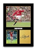 HWC Trading David Beckham Geschenke Gedrucktes Signiertes 