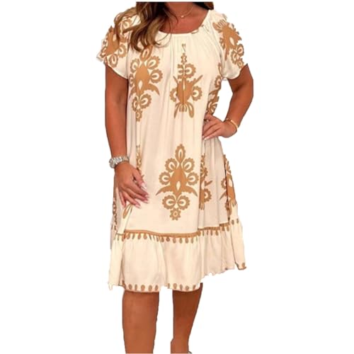 Robe de soleil à manches courtes pour femme, le t-shirt long indispensable du printemps