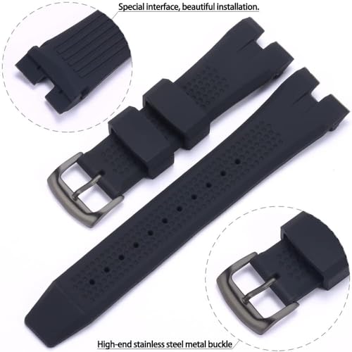 Correa de caucho S3YT8U para AW1475 y CA4154 reloj Eco-Drive 3