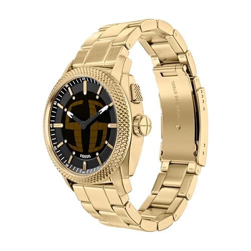 Image of Fossil Machine Gold Quartz Stainless Steel Watch FS6157