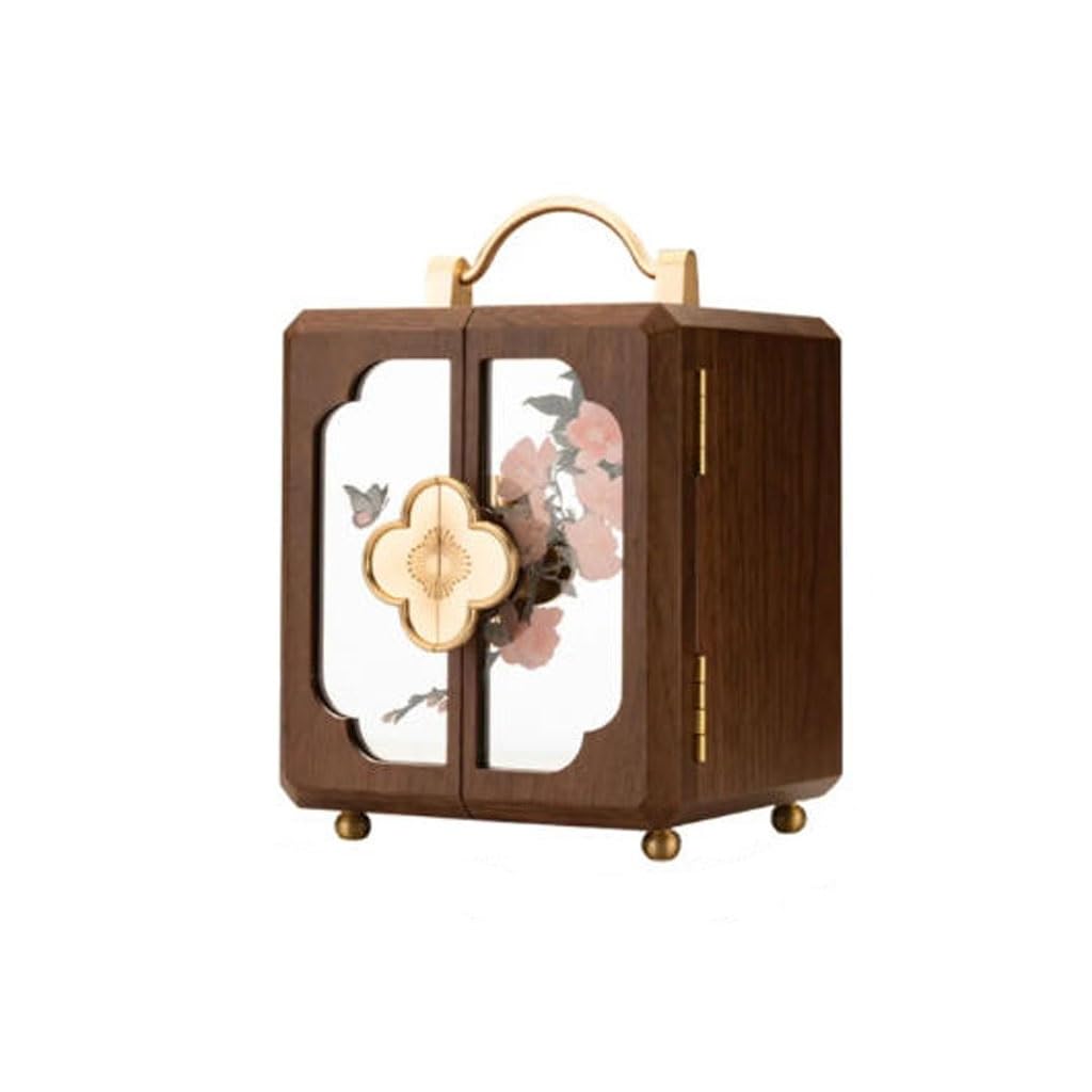 Boîte de Rangement de Bijoux en Bois Noble : L'Élégance de l'Artisanat uotmui