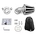 Stage 1 chrom Gauge Cut Stożek Filtr powietrza do oczyszczacza powietrza do Harley Sportster XL XL883N IRON 883 1200 48 XL1200 V 72 Roadster 1991-2022