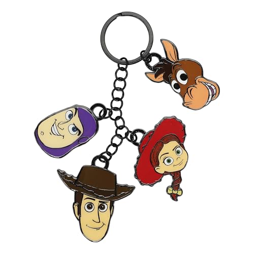 Bioworld Toy Story Favorite Characters Multi Charm Keychain