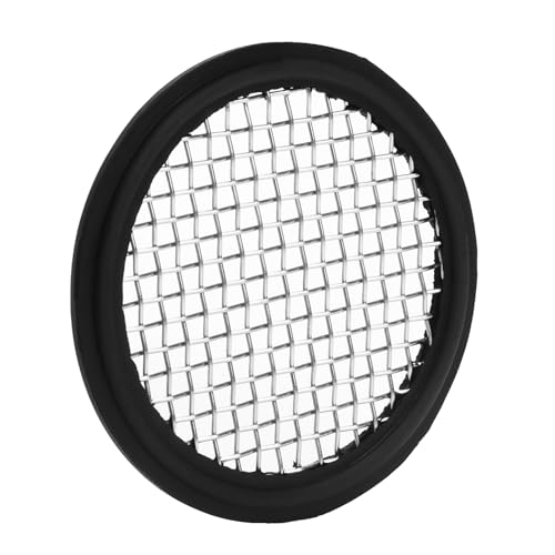 Image of DERNORD 2 Pack 2 inch Sanitary Tri-Clamp Gasket Buna-N (NBR) w /Stainless Bonded Type Screen 8 Mesh