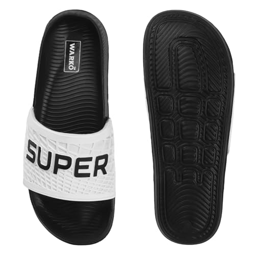 Image of WARKO Slippers For Men | Stylish Chappal For Boys | Soft Cushioned EVA Slides Slipper | Casual FlipFlop Daily Wear Footwear | Indoor Outdoor Use
