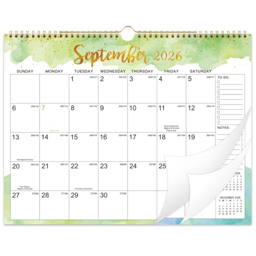 2027 Calendar - 2026-2027 Wall Calendar, 15" x 11.5", JUL. 2026 - DEC. 2027