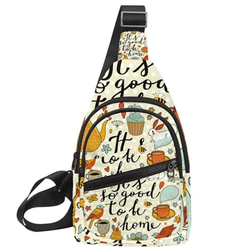 Bolsas cruzadas en el pecho con diseño acogedor para viajeros y ciclistas