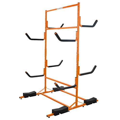 1233 RAD Sportz Tall Stand Freestanding Heavy Duty Kayak Rack Two Kayak Storage