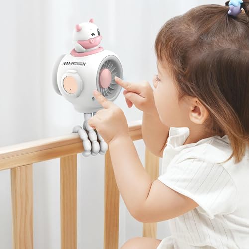 Ventilateur de poussette portable USB contre la chaleur en voyage - 3