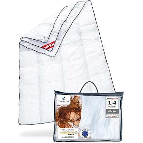 AERO ActiveClima Bettdecke mit innovativer OptiSleep®-Technologie | Flauschige Ganzjahresdecke / Steppdecke mit Ventilations- & Klimazonen | Perfekte Sommer- & Winter-Decke Cover