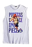 Ubeisy Mens Anime Print Sleeveless One Piece Monkey D Luffy Anime Vest Tank Top Men Women 3D Printed