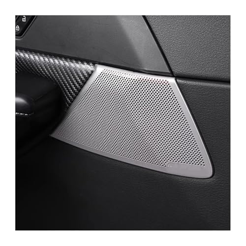 Tira ribete interior para Mazda CX30 2019-2023: decoración de audio para puerta plata 8pcs 4