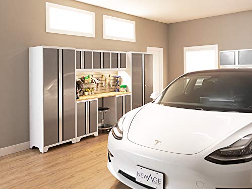 Image of NewAge Products Bold Series White 10 Piece Set, Garage Cabinets, 56976