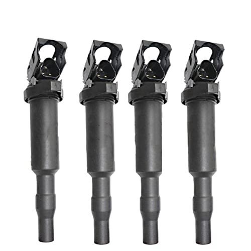 4X 12137562744 Bobine d'allumage compatible avec M/W E87 MINI COUNTRYMAN R58 R59 Roadster Cooper PEUGEOT 207 208 308 3008 508 5008 CC SW PARTNER