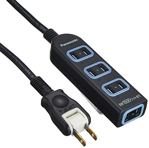 Amazon.co.jp: パナソニック WHA2534BKP ザ・タップX 4コ口 3m