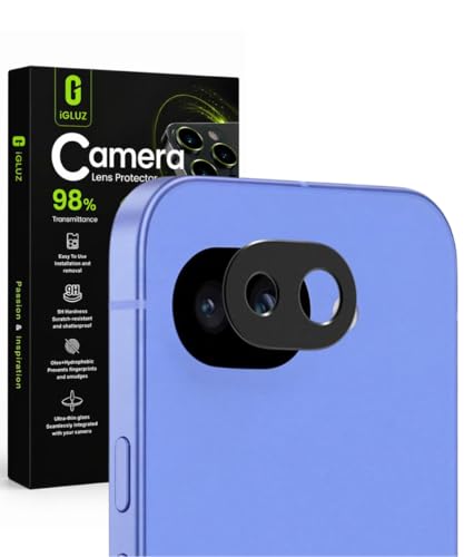 Image of iGluz Compatible with Google Pixel 10A Camera Lens Protector (1 Pack) | Premium 9H Tempered Glass Camera Guard | Ultra Clear HD | Scratch Resistant | Case Friendly Fit | Bubble Free Easy Installation