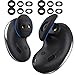 AHASTYLE 6 Paia Galaxy Buds Live Gommini di Auricolari in Silicone Wing Tips Suggerimenti di Ricambio Accessori Compatibili con Samsung Galaxy Buds Live (Nero)