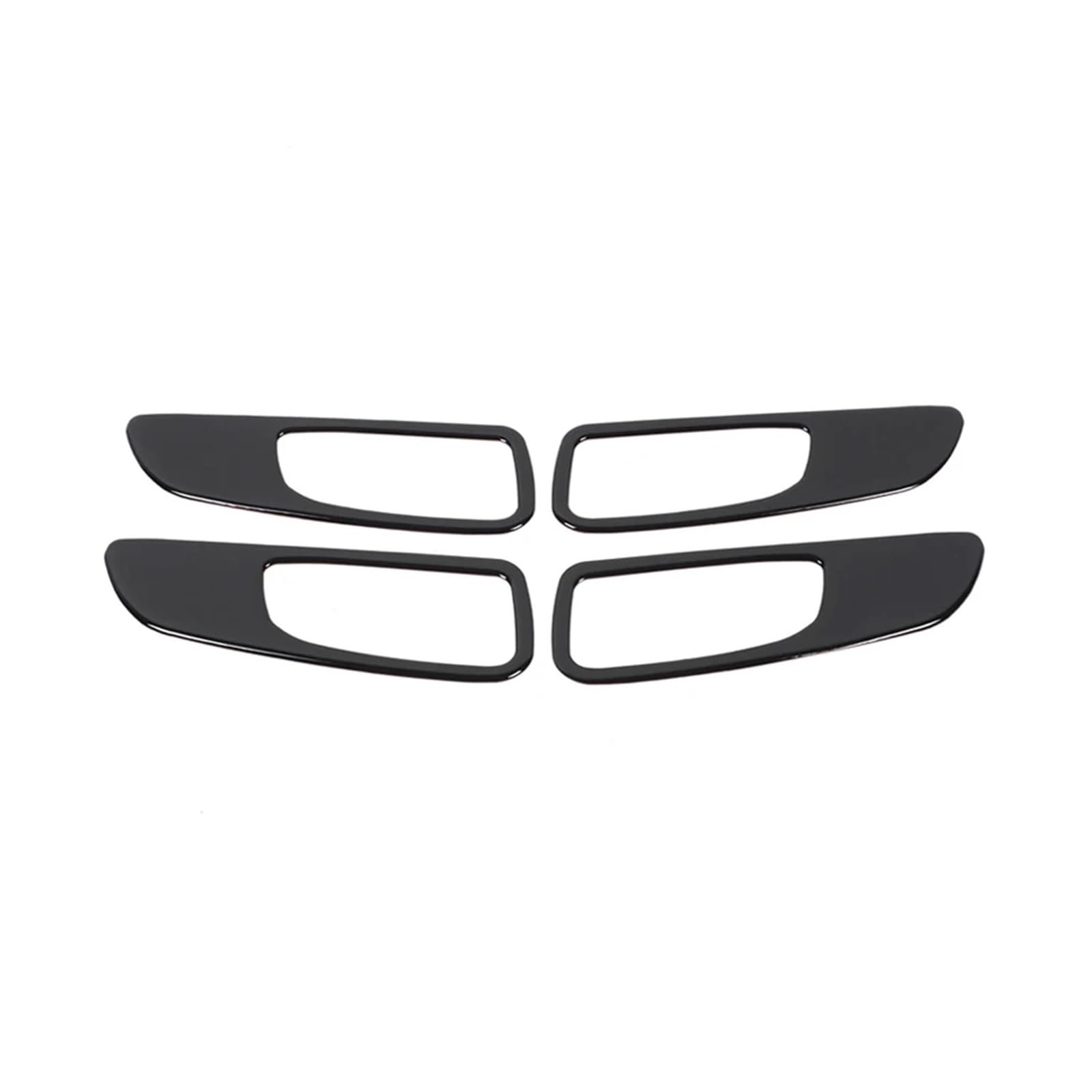 VNHLOTVJL Car Interior LHD/RHD Door Handle Panel Sticker Accessories Compatible for Alfa Romeo 159 Brera Spider 2004-2011 Soft Carbon Fiber(Type4)