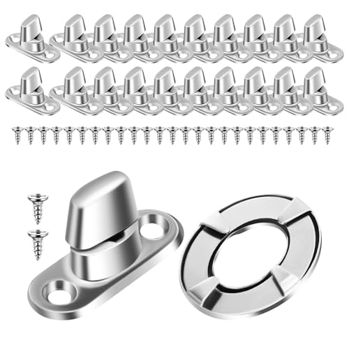 Boutons-pression tournants Mipcase en métal lourd | Fixation de qualité supérieure pour yacht