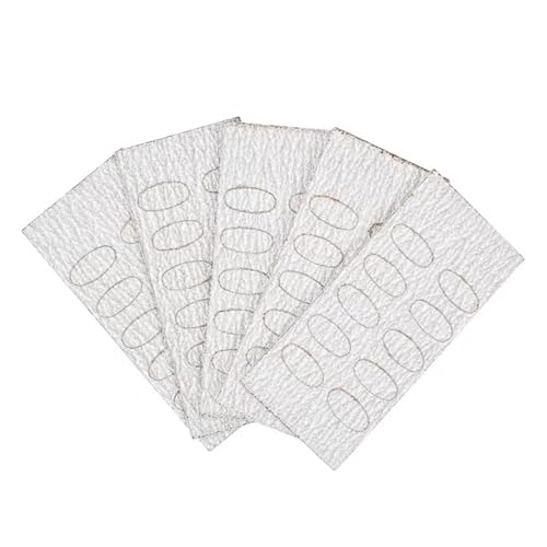 Empujador de cutículas, papel de lija autoadhesivo, para manicura, arte prepulido, papel de lija de grano 50