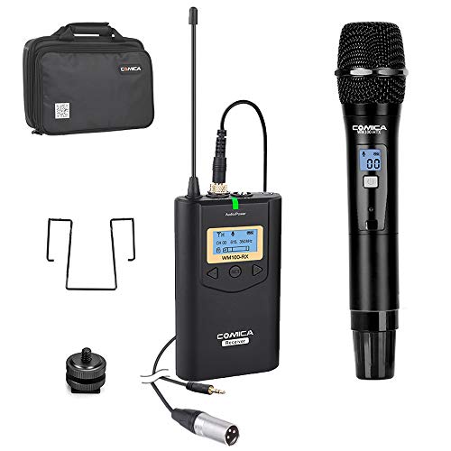 Wireless Microphone Comica CVM-WM100 H UHF 48 Channels Professional Omnidirectional Wireless Handheld Microphone