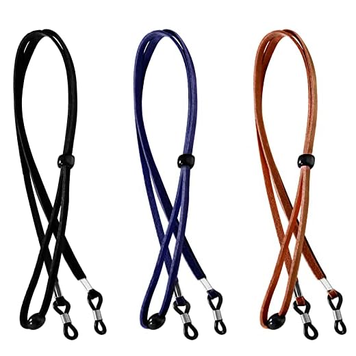 Qufiiry 3 Piezas Cordones para Gafas, Cuerda Gafas, Correa Gafas, Cordón Gafas, Cuerda para Gafas, para Gafas para Hombres y Mujeres